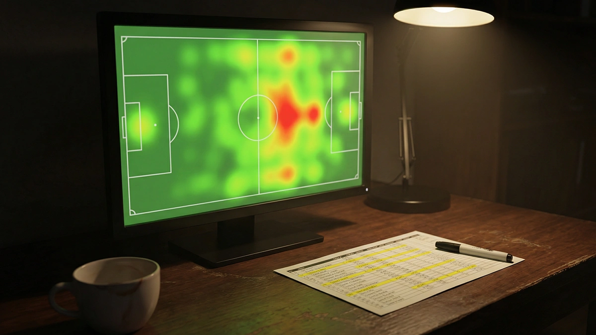 Analyse de match paris sportifs — statistiques et données sur un bureau