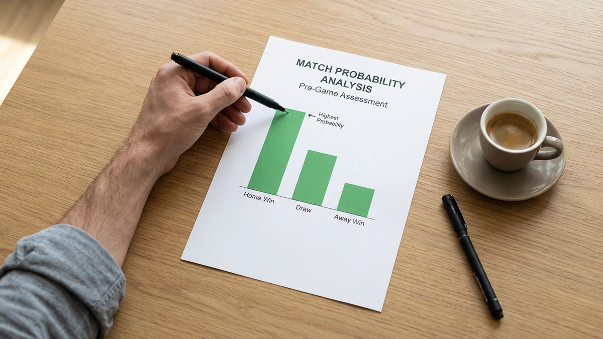 Analyse de la marge du bookmaker sur les cotes d'un match de football